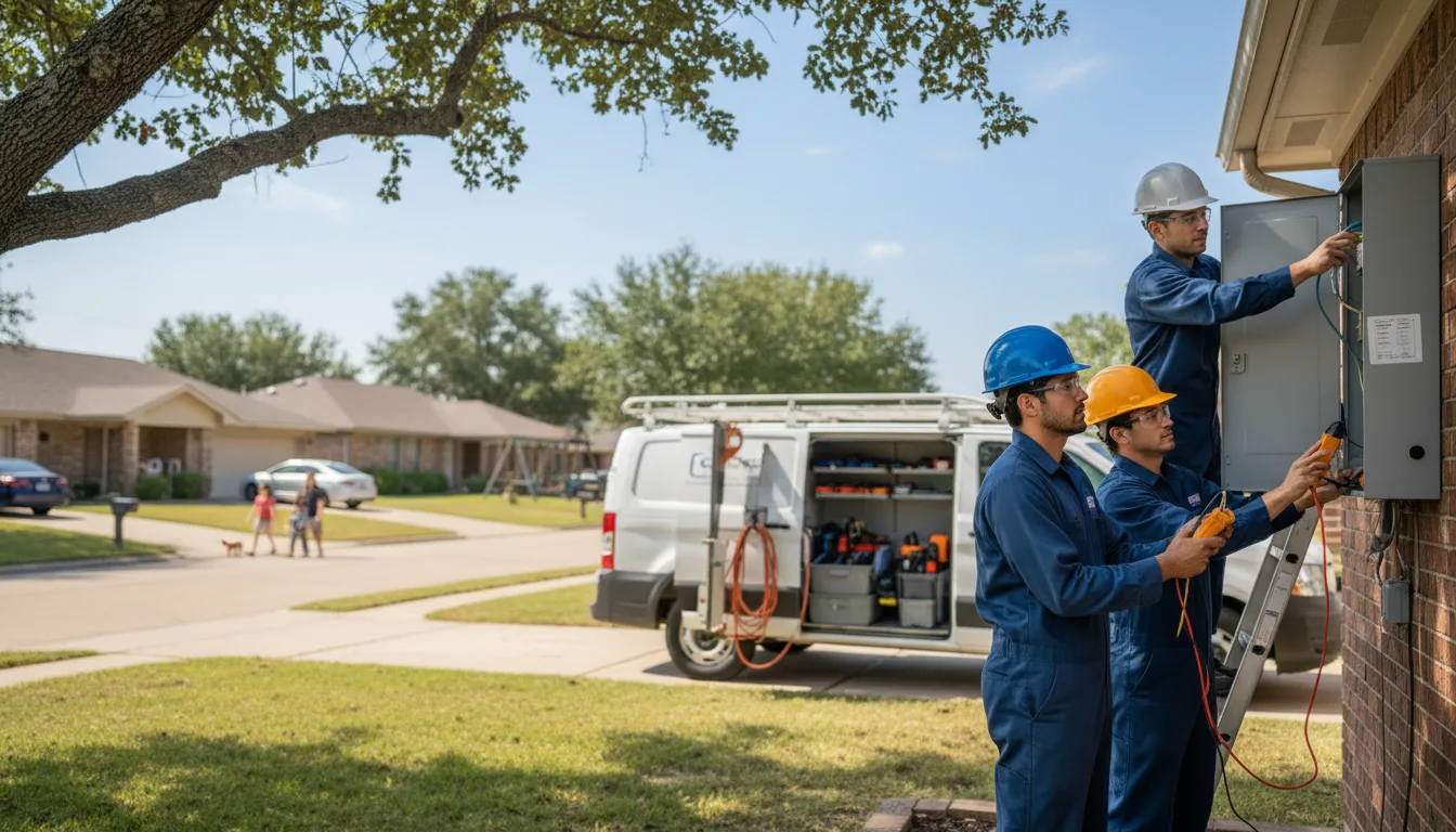 Certified electrician providing emergency electrical services in Rockton, PA